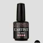 TOP COAT ROSE HOLOGRAPHIC DOTS MATE 12ML