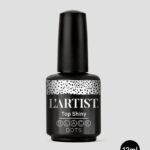 TOP COAT SHINY BLACK DOTS 12ML